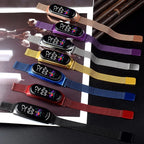 Montre LED Femme Métal Bracelet Magnétique