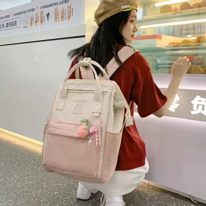 Mochila Kawaii Estilo Japonés Impermeable Juveniles Escolar Multiuso