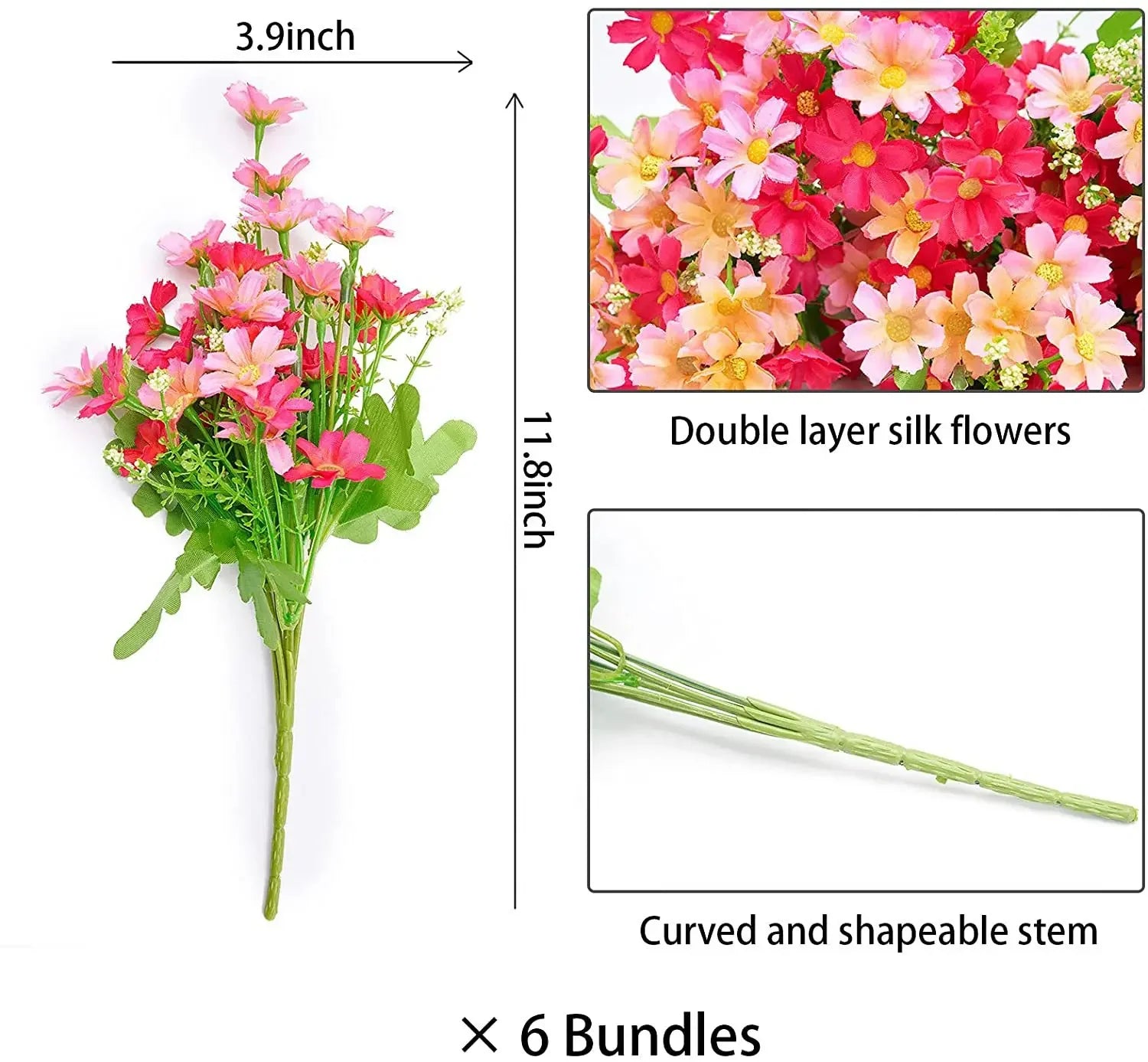 Artificial Flower 32 cms Jumping Orchid