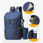 Sac à dos pliable en nylon unisexe minimaliste imperméable Sports