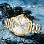 Montre Homme LIGE Quartz Acier Inoxydable Lumineuse Étanche