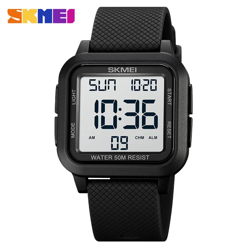 Reloj SKMEI 1894 Deportivo Digital Estilo Militar Para Hombre, Pantalla LED y Cierre de Hebilla