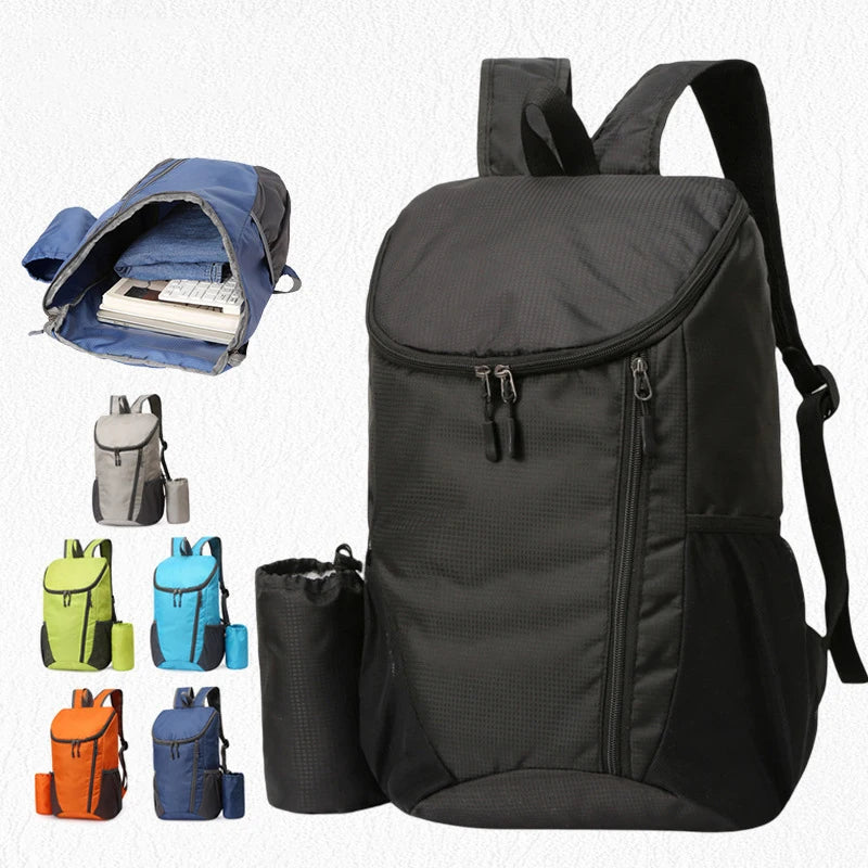 Mochila Plegable Ultraligera 20L – Impermeable Senderismo Camping