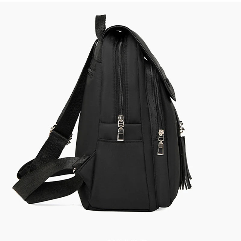 Mochila de Cuero Vintage Mujer Estilo Clásico