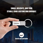 Memoria USB Lenovo Mini Metálica de 32GB, 64GB y 128GB, Plateada, con Llavero Gratis