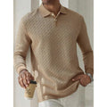 Men's Long Sleeve Polo Shirt High Quality Casual / Business