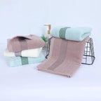 Set de 2 Serviettes en Coton Pur Douces et Absorbantes