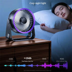 Ventilateur électrique sans fil 4000mAh portable de bureau