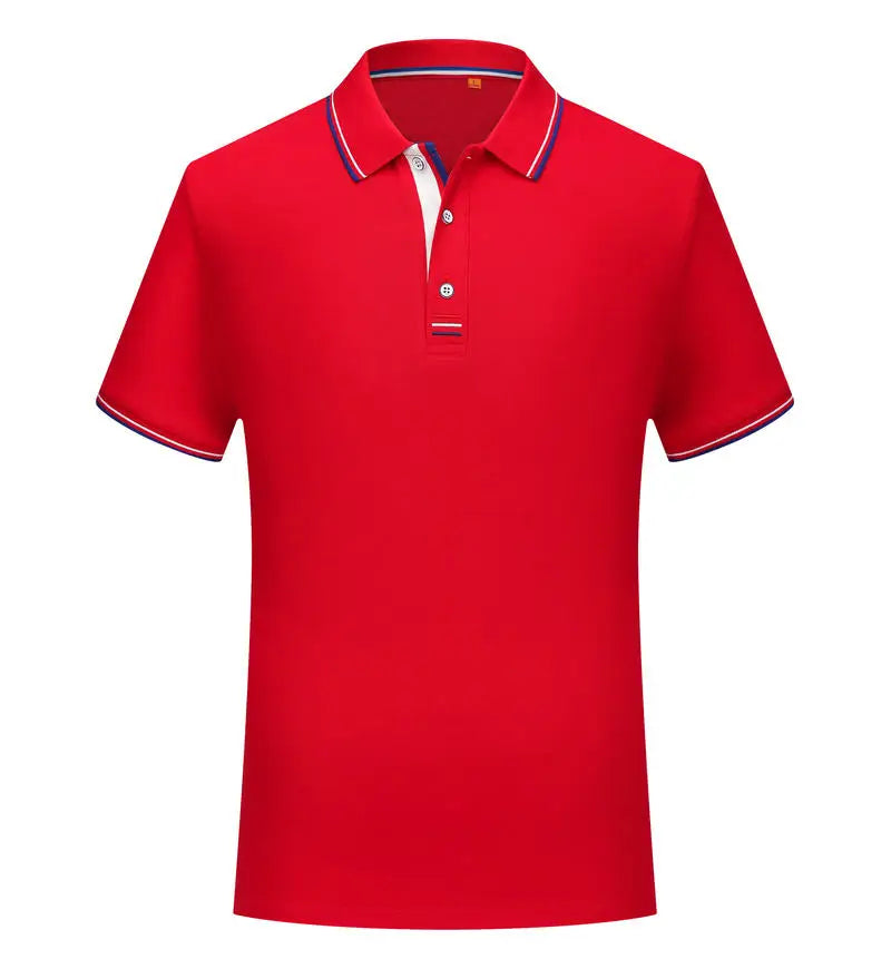 Polo Hombre Casual Color Sólido Manga Corta Transpirable