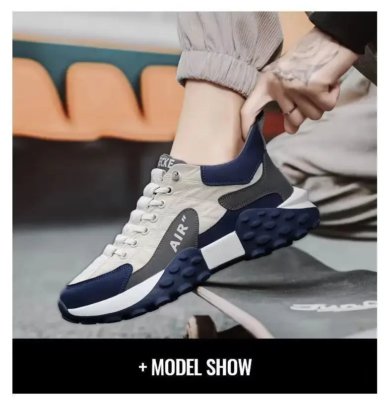 Men's Non-Slip Chunky Sole Trainers