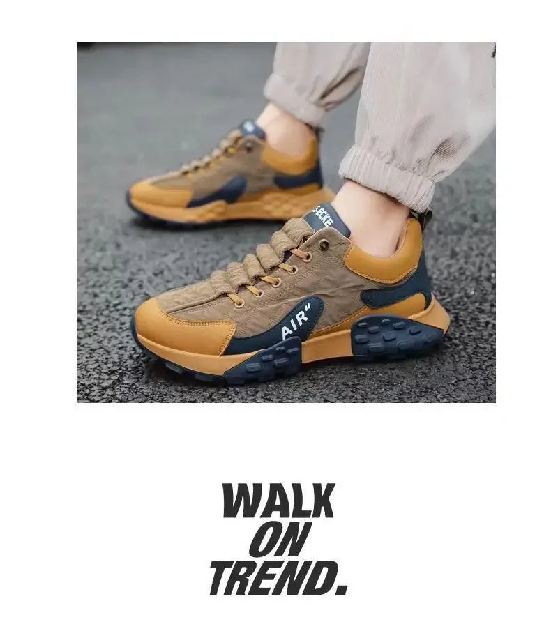 Men's Non-Slip Chunky Sole Trainers