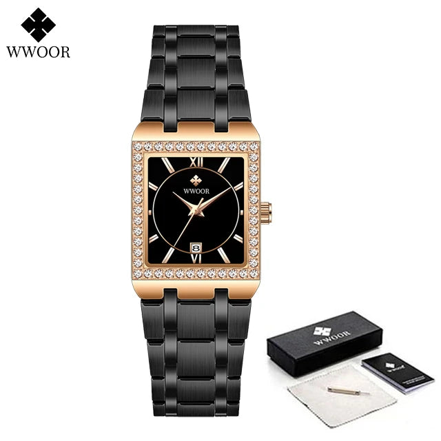 Reloj Damas Wwoor Diamond Lujo