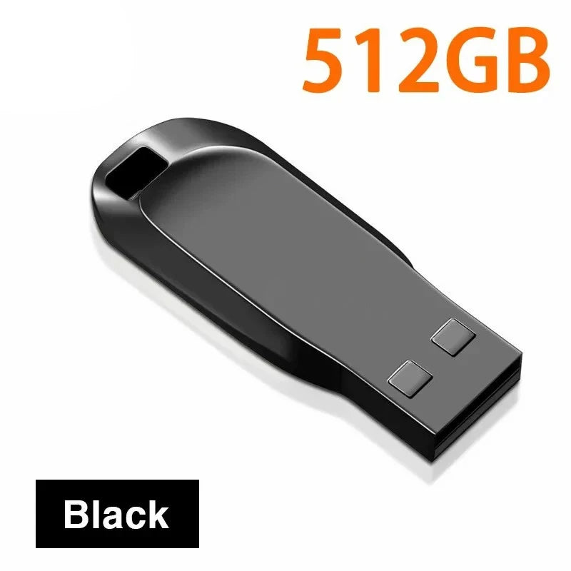 Flash Drive 2TB USB 3.0 Mini Metal de Alta Velocidad