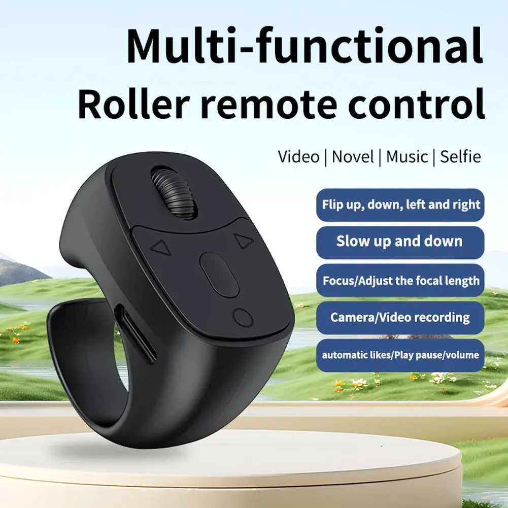 Pasador de Páginas Bluetooth Inalámbrico Control Tipo Anillo