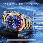 Montre LIGE LG10051 Acier Inoxydable Lumineuse et Résistante à l'Eau