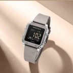 Reloj Digital Multifunción NAVIFORCE NF6105 Para Mujer con Correa de Silicona Resistente al Agua