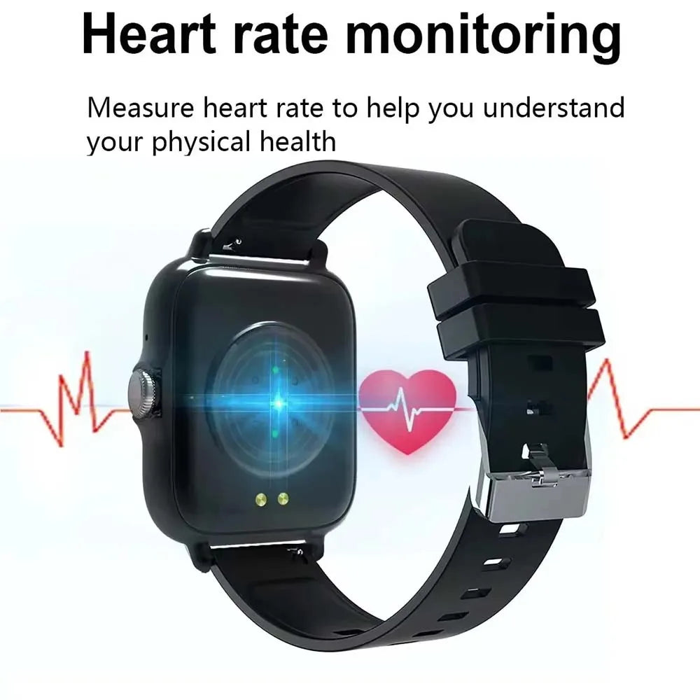 Smartwatch Hombre Mujer Pantalla 1.83'' Llamadas Inalámbricas Fitness
