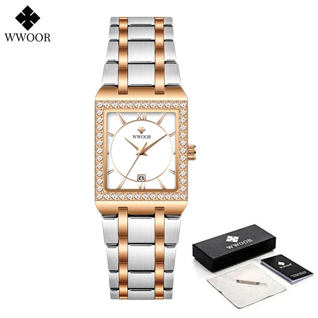 Reloj Damas Wwoor Diamond Lujo