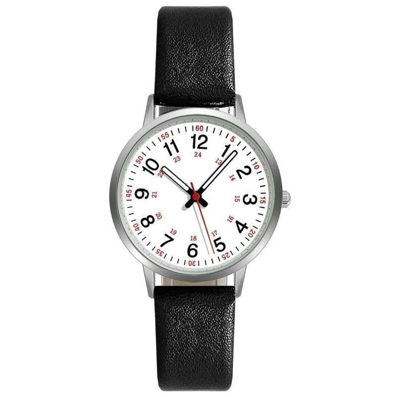 Reloj Luminoso Casual con Correa de Cuero para Mujer