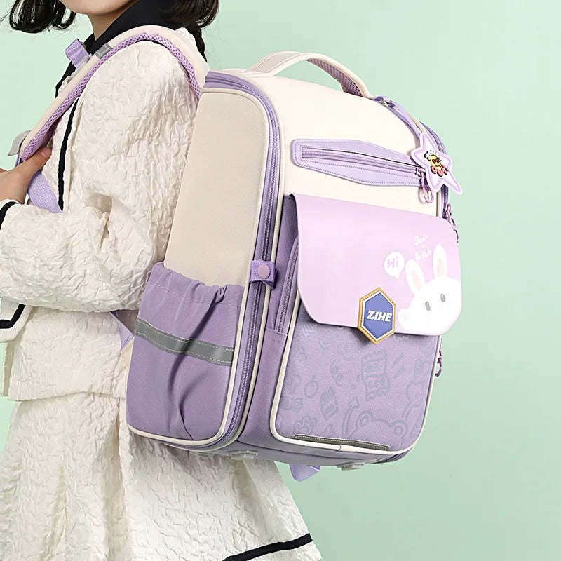 Mochila Escolar Para Niñas Impermeable Gran Capacidad