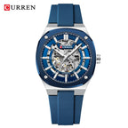 Reloj CURREN 8485 Mecánico Automático Para Hombre, Acero Inoxidable de 41 mm