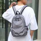 Mini sac à dos Oxford pour homme couleur unie imperméable