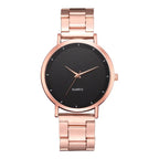 Montre de Luxe en Or Rose Tendance pour Femme