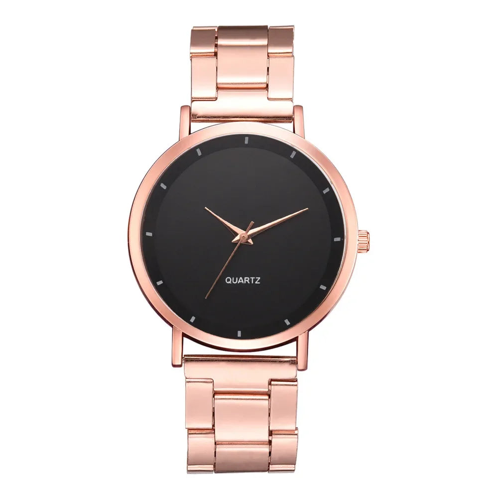 Reloj de Lujo Oro Rosa de Moda para Mujer