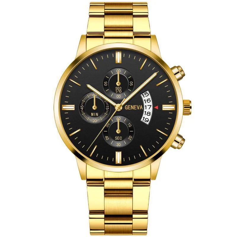 Men's Fashion Luxury Stainless Steel Quartz Watch