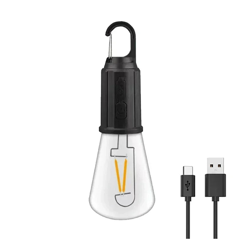 Bombilla LED Solar Recargable Para Camping Carpa y Senderismo