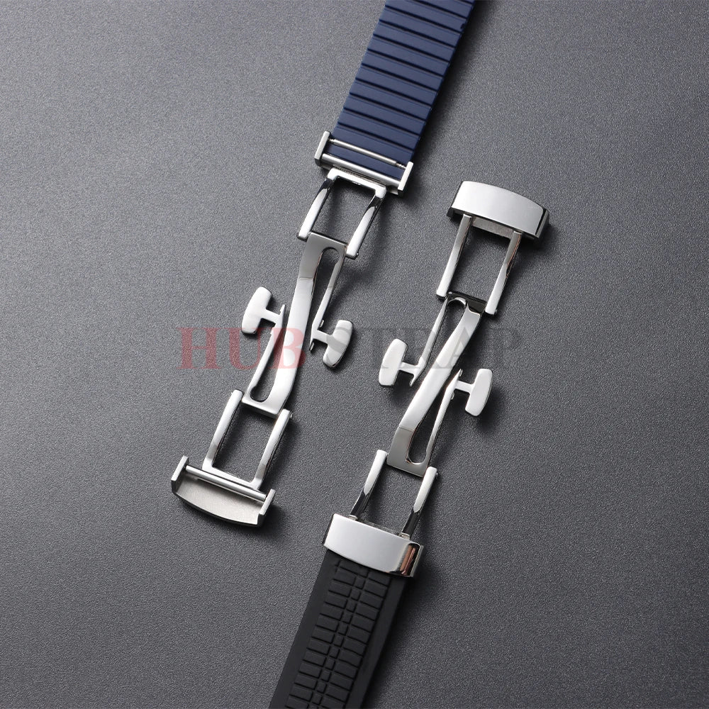 Correa de Silicona Para Reloj, Suave de 21 mm Para Patek Philippe 5164A 5167A 5168A Serie Aquanaut