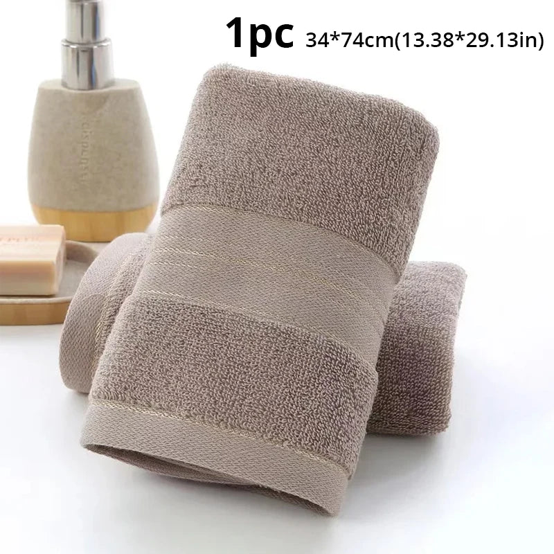 Toalla de Algodón Gruesa Alta Absorción Apta para Toda la Familia