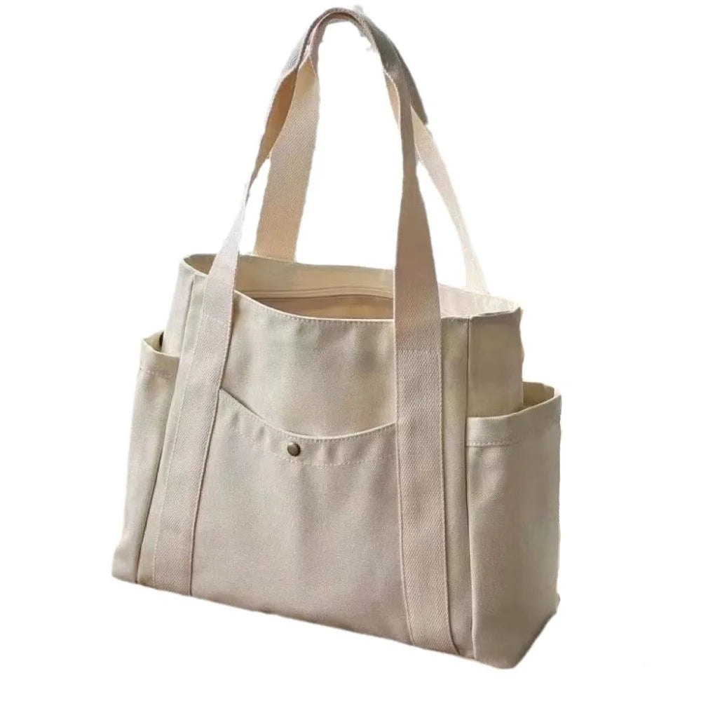 Bolso de Lona Gran Capacidad Para Trabajo y Compras