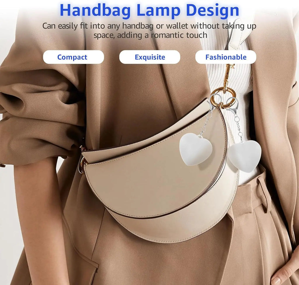 Lámpara LED Táctil para Bolso con Luz Ambiental