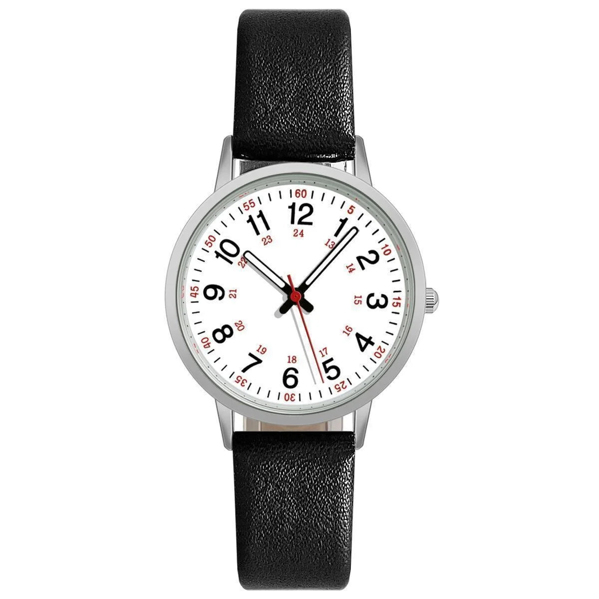 Reloj Luminoso Casual con Correa de Cuero para Mujer