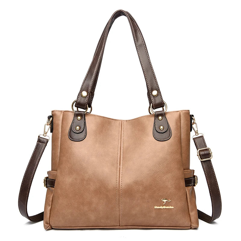 Bolso Lujo Cuero Suave Mujer