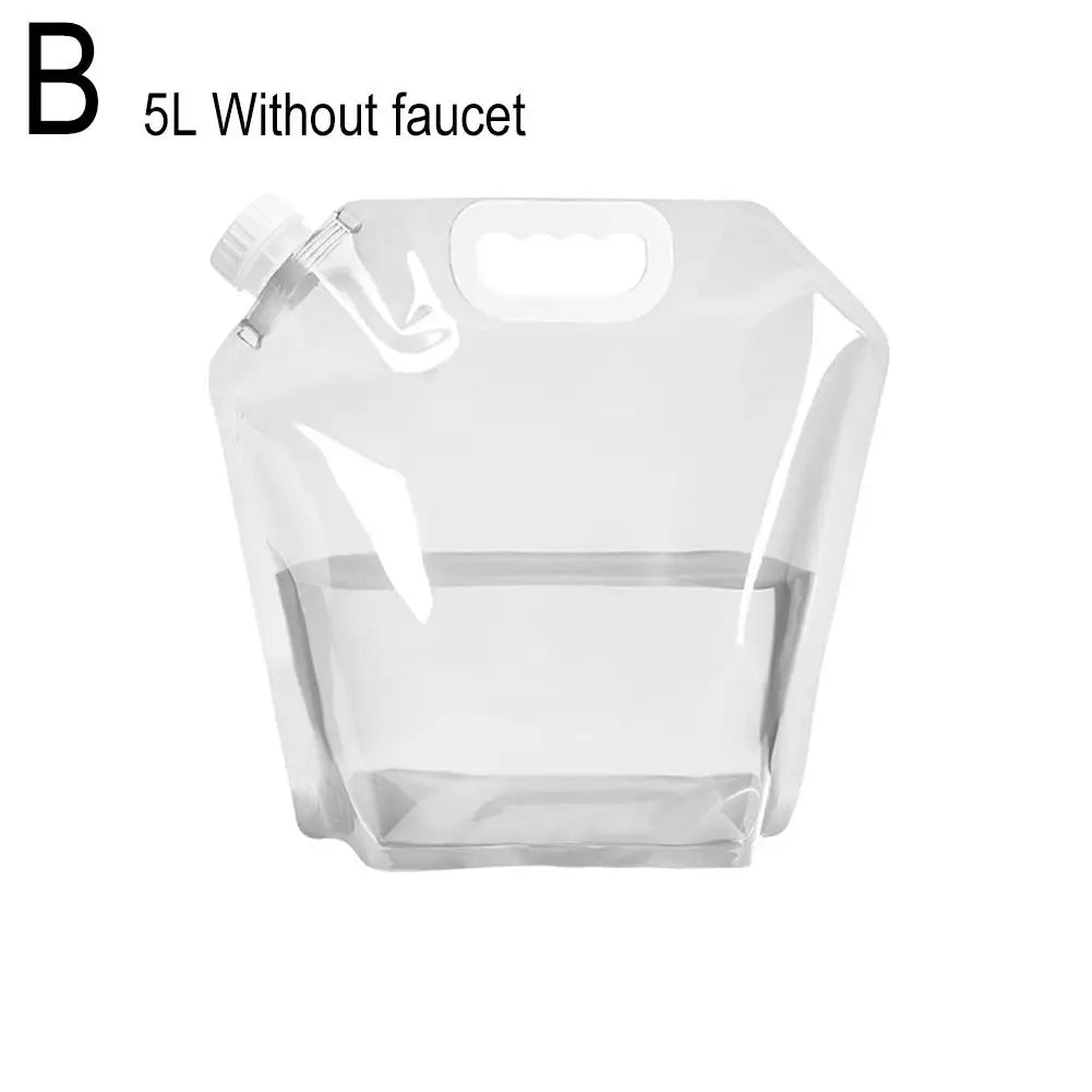 Bolsa de Agua Plegable Camping 5/10L Portátil