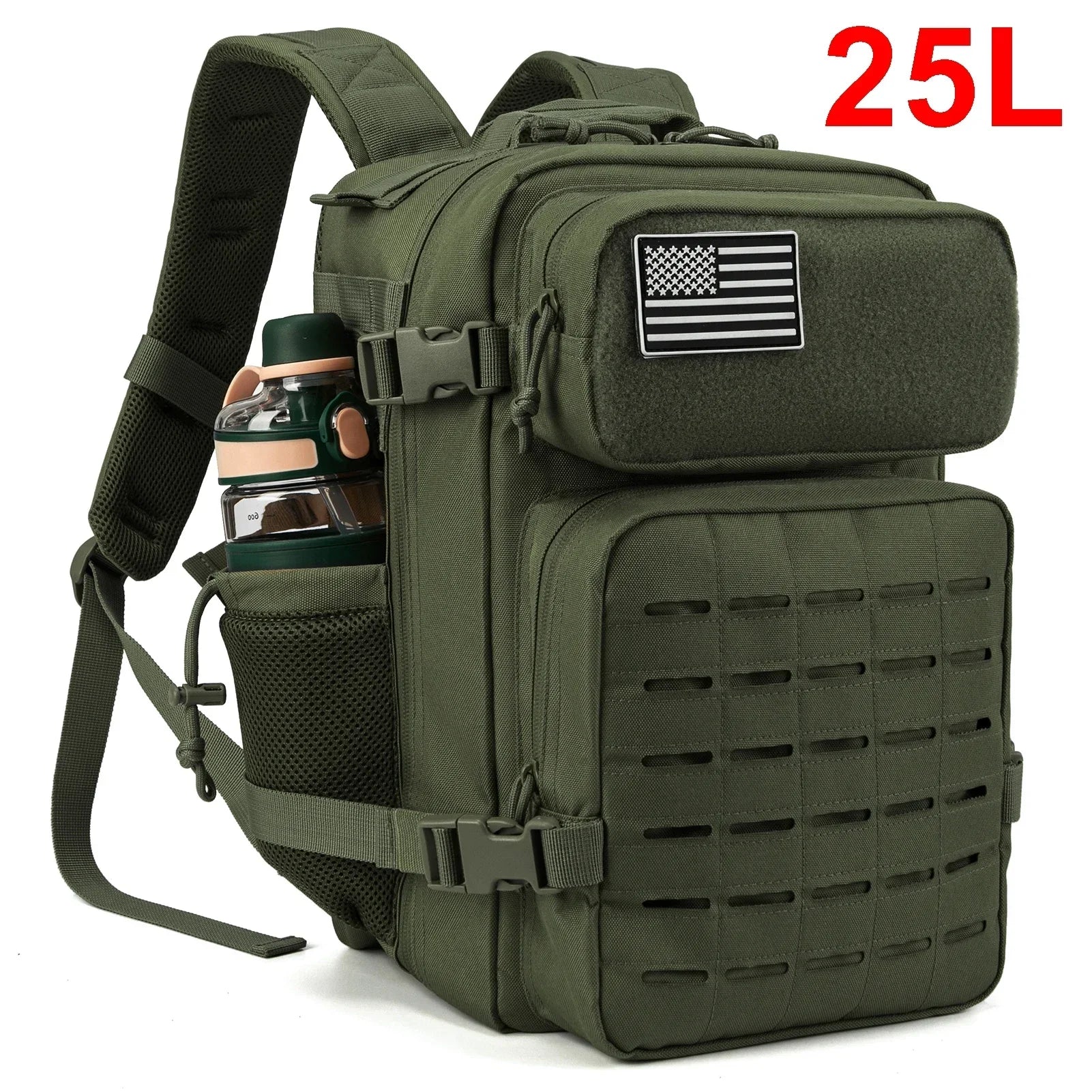 Mochila Táctica 25L MOLLE Outdoor Camping Senderismo