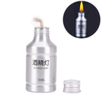 Lampe à Alcool Portable 50 ml en Alliage d'Aluminium