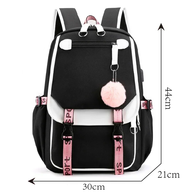 Mochila Escolar Estilo Coreano Adolescentes Femenina