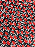 Robe sans manches florale col en V taille haute