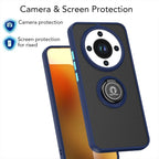 Coque Honor Magic 8 Lite Anneau Métallique Antichoc