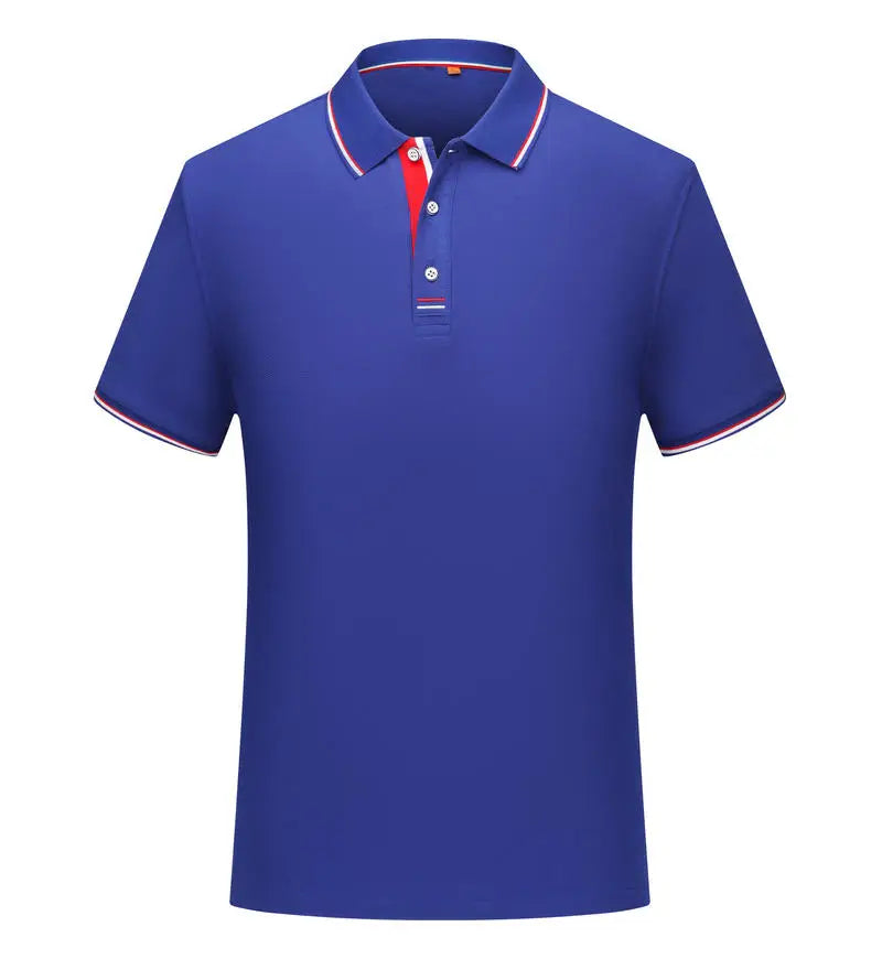 Polo Hombre Casual Color Sólido Manga Corta Transpirable