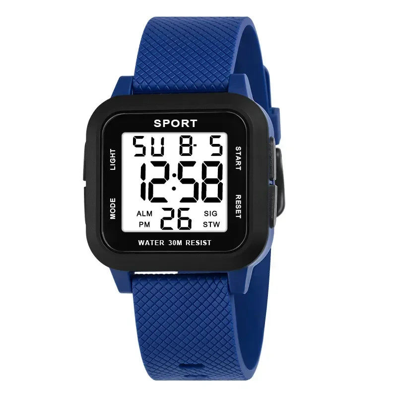 Men's Waterproof Military Sport LED Watch