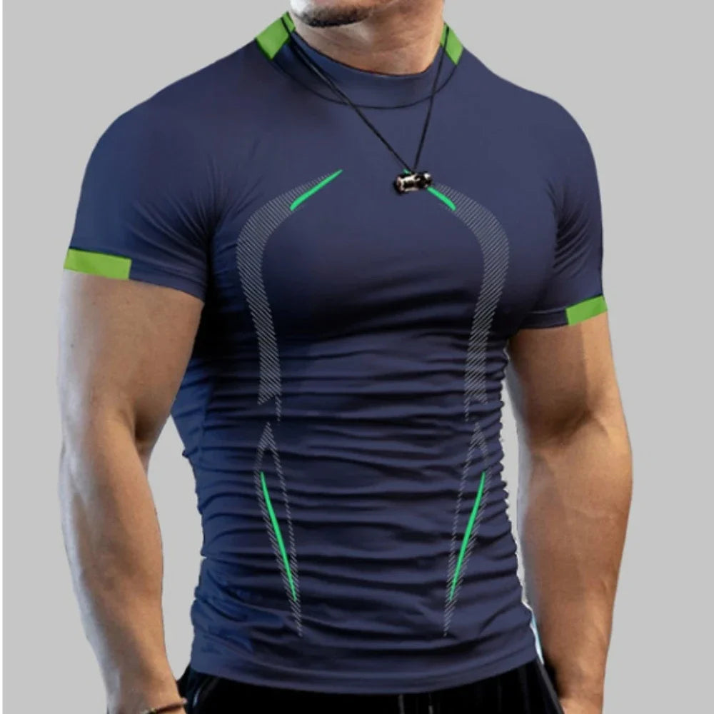 Camiseta Deportiva Hombre Transpirable Running