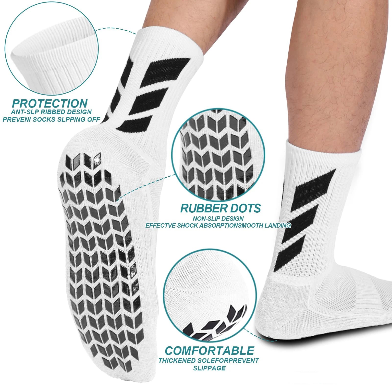 Calcetines Antideslizantes Para Fútbol