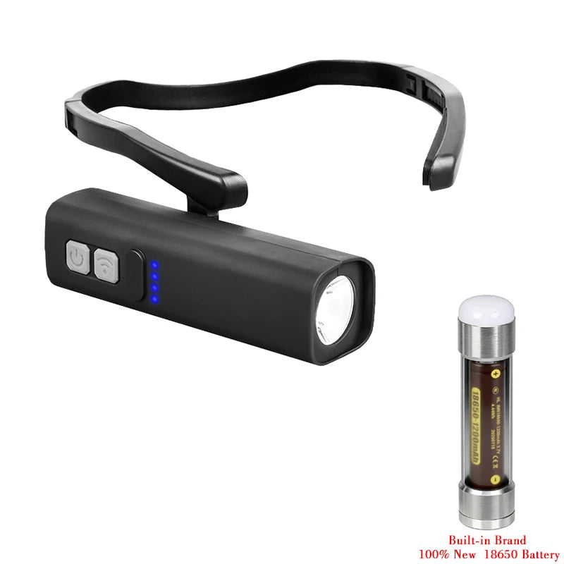 Linterna Frontal LED 1000 Lúmenes con Sensor de Movimiento