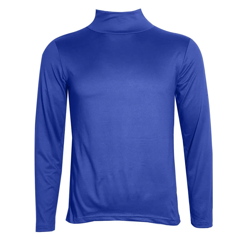 Camiseta Térmica Hombre Manga Larga Cuello Alto Slim Invierno