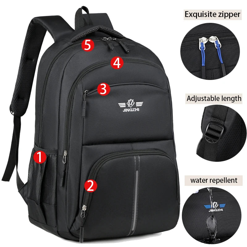 Mochila Multibolsillos Cremallera Gran Capacidad