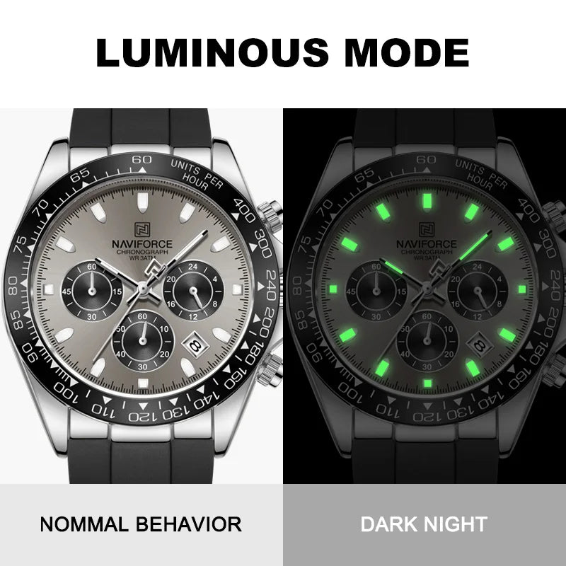 Reloj NAVIFORCE 8054 Casual y Deportivo Para Hombre con Cronógrafo